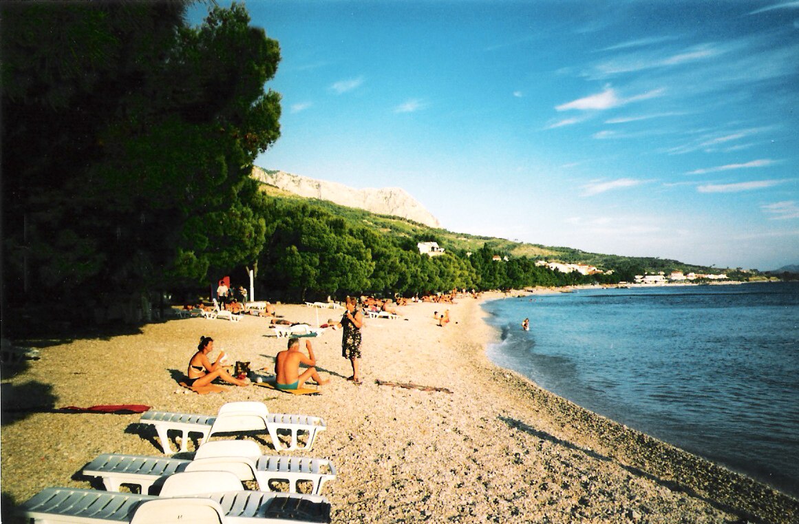 Chorvatsko - Tučepi - pláž